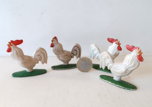 Lot figurines plates - lot, 4
