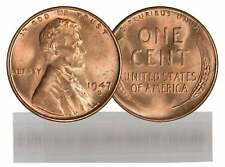 1947-S BU Lincoln Cent Roll