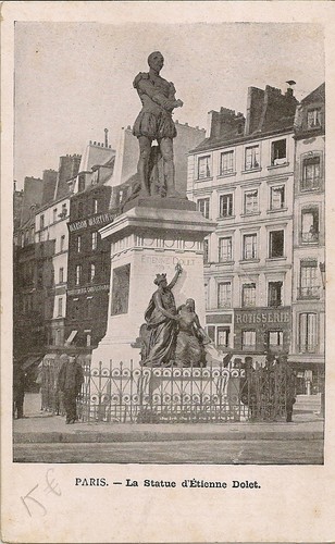 Carte postale paris statue - carte,