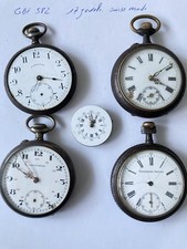 lot de 5 montres à gousset à