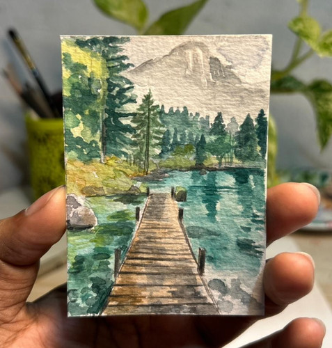 Peinture aquarelle originale