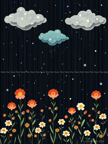 Photo fleurs artistiques - a4,