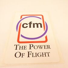 AUTOCOLLANT / STICKER - CFM INTERNATIONAL - THE POWER OF FLIGHT - MOTEUR AVION -