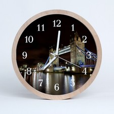 Tulup Horloge murale en bois