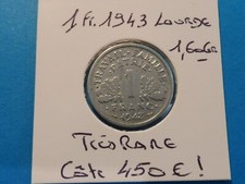 TRES RARE  MONNAIE  1 FRANC