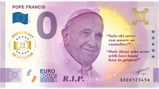 Billet Souvenir 2025 Italie Pope Francis RIP - 10Th ANNIVERSARY
