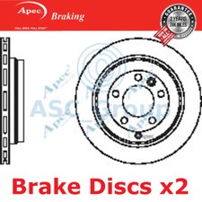 2x Apec BRAKING 325mm Ventilé