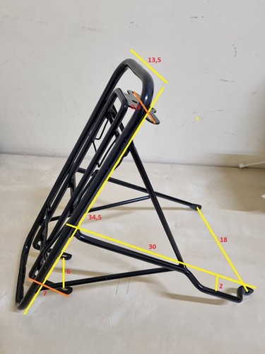 Porte bagages arrière vélo - arrière,