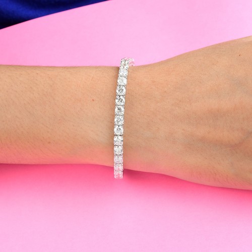 Naturel diamant rond tennis - diamant,