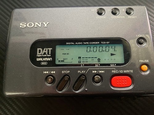 Sony dat walkman tcd - dat, tcd-d7