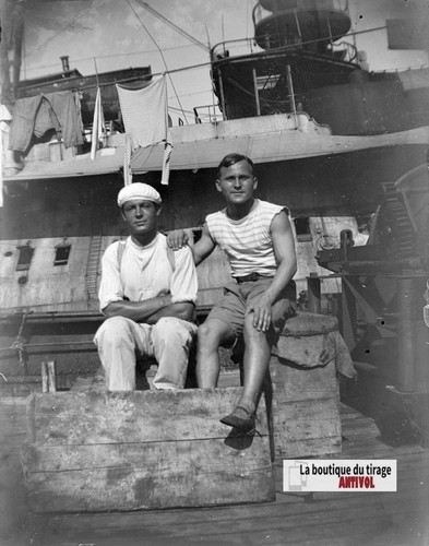 Deux marins paquebot maroc - deux,
