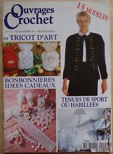 § catalogue OUVRAGES CROCHET ET TRICOT D'ART n° 15 - 1996