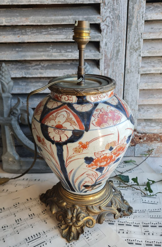 Ancien gros pied lampe - pied, de