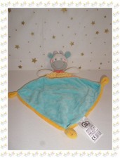 Doudou vache girafe bleu - @,