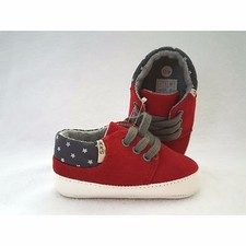 IKKS chaussures souples rouge et grise bébé garçon pointure 17 / 18 NEUVES
