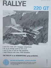 3/1974 PUB AEROSPATIALE AVION