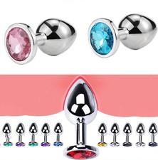 Plug Anal Métal Bijoux Cristal