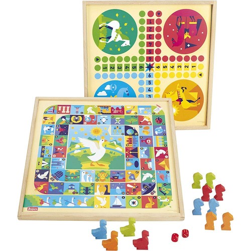 Plateau double face jeu de - double,
