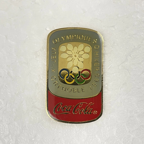 Pin coca cola grenoble 1968 - grenoble,