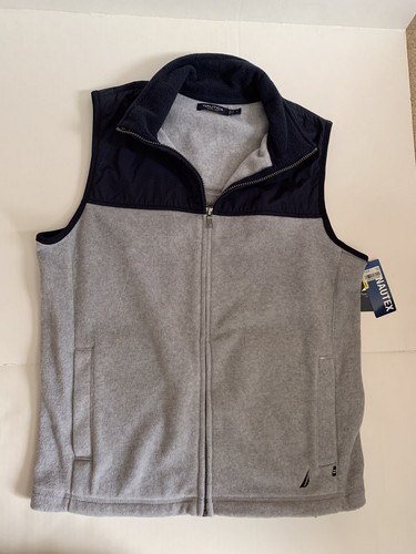 Nautica vest mens - mens, grey