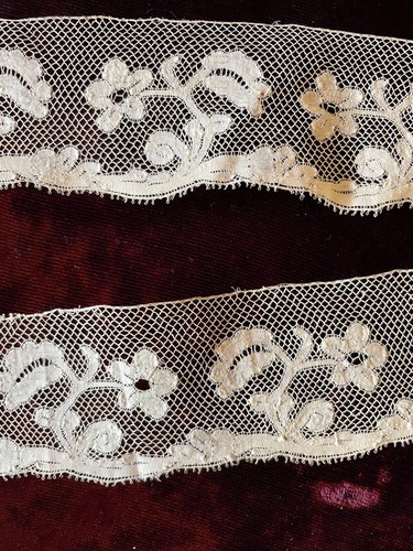 Rare 19ème dentelle - 19ème-,