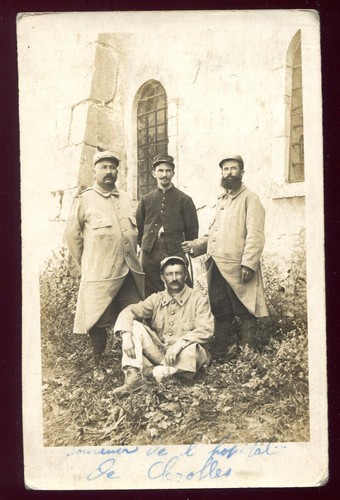 Ancienne carte photo - ancienne, régiment