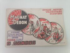 Magnat Debon Constructeur français Cycle Moto Scooter jusque 1962 Wolber Buvard