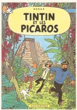 HERGE carte postale bd  Les