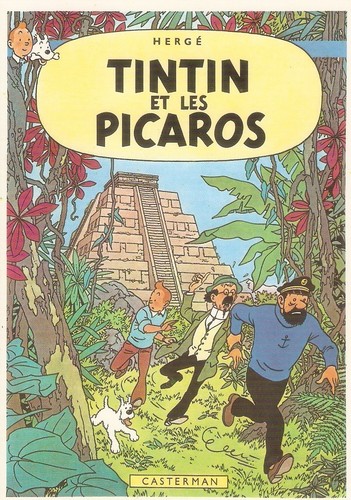 Herge carte postale - bd,