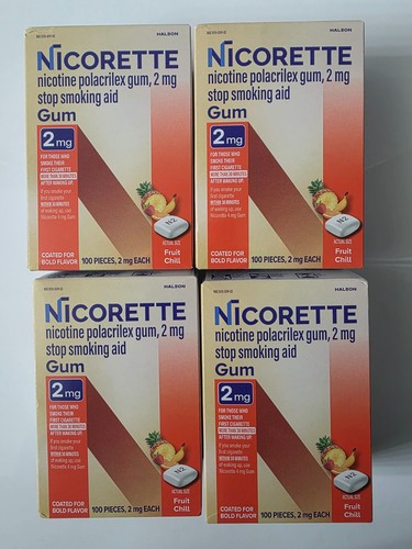 Nicorette gum 2mg fruit - fruit, chill