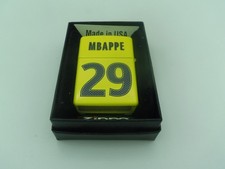 BRIQUET ZIPPO ESSENCE - MBAPPE 29 , PARIS SAINT GERMAIN , PSG 2017 , JAUNE TBE
