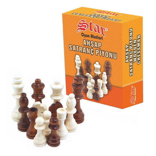 Jeu échecs bois star - d'Échecs,