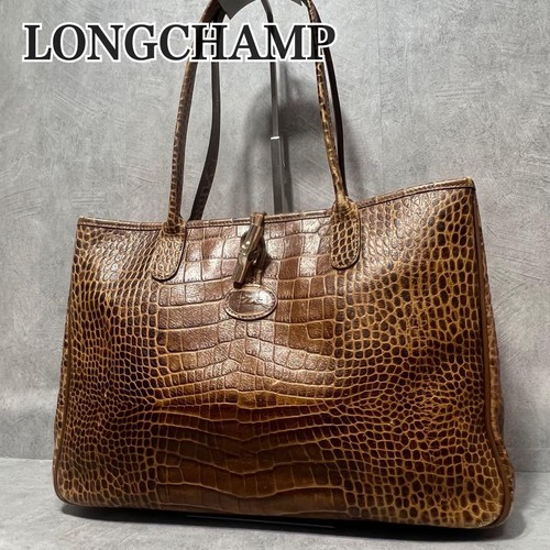 Longchamp roseau brown leather - longchamp,