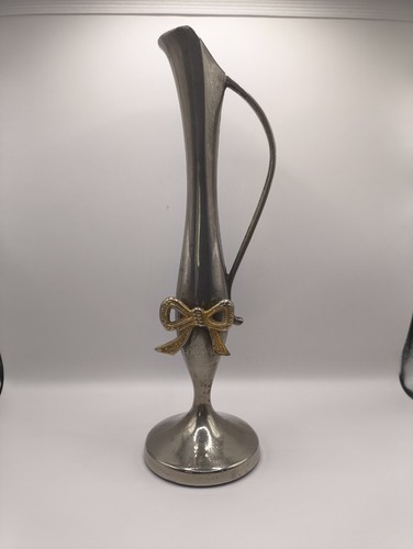 Vase soliflore vintage métal