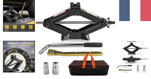 Cric voiture 1500kg avec - de,