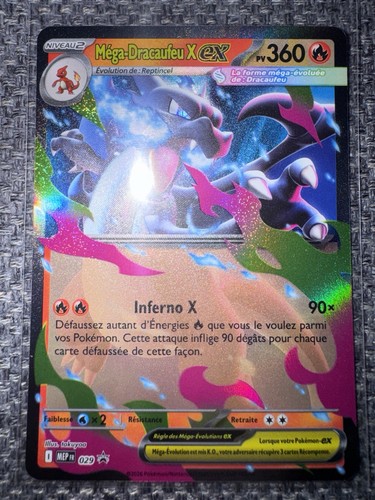 Carte pokémon méga dracaufeu - pokémon, méga-dracaufeu