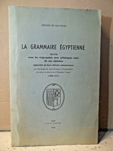 Manteyer la grammaire - de,