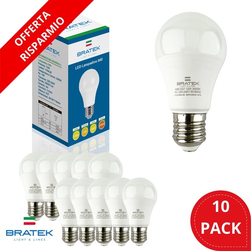 10pz ampoules led e27 lumière - led,