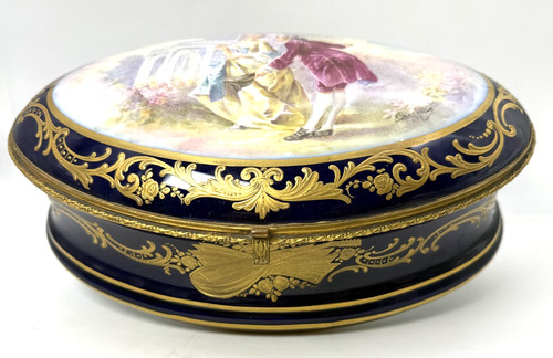 Antique exquisite large french - exquisite,