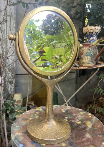 Miroir comptoir laiton - de,