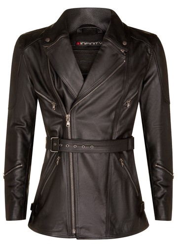 Veste cuir noir 4 pour - en,