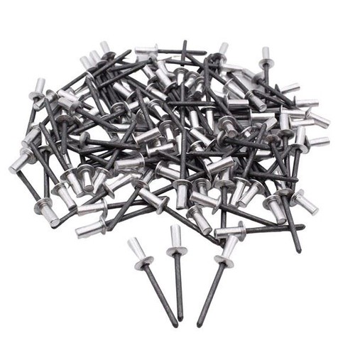 100 pces rivets - rivets, métalliques