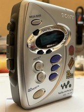 SONY PORTABLE RADIO CASSETTE PLAYER WALKMAN WORKING NEW BELT VINTAGE RETRO