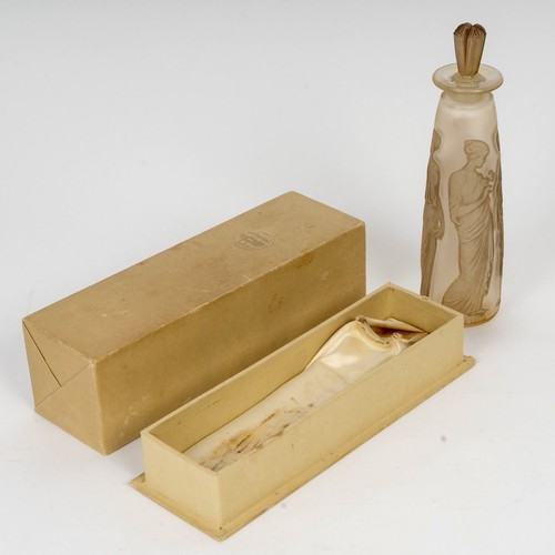 Flacon ambre antique - flacon,