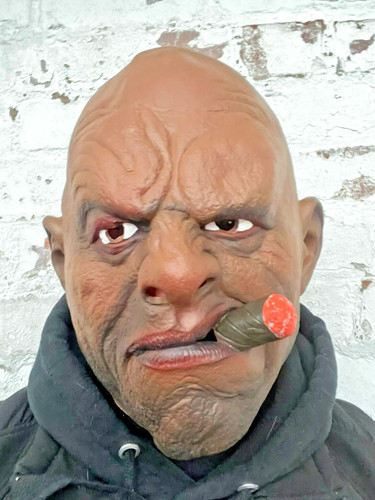 Noir mâle homme - masque, terry