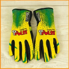GANTS VINTAGE TEAM POLTI FAUSTO COPPI VÉLO DE ROUTE HIVER MOYEN ANNÉES 90