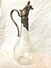 AIGUIERE CRISTAL VERRE GRAVEE