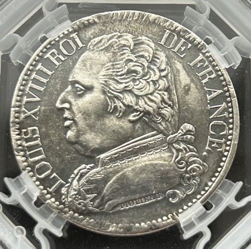 Francs louis xviii 1814 - 5,