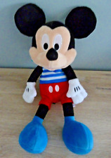 i. DOUDOU PELUCHE DISNEY MUSICAL MICKEY BLEU ROUGE 33cm - ETAT NEUF*