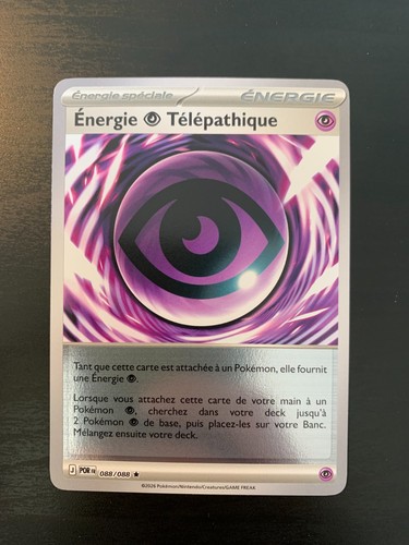 Carte pokémon reverse energie - carte,